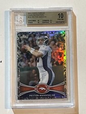 2012 Peyton Manning 442/499 Topps Chrome Camo Refractor #161 BGS 10 Pop 1 ONE!