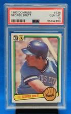1983 DONRUSS # 338 George Brett PSA 10 GEM MT # 55752490 KANSAS CITY ROYALS !!!