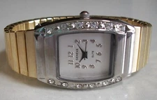 Women's Number Dial Stretch Band Rhinestone Number Dial Fashion Casual Watch