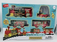 Disney MICKEY MOUSE Holiday Christmas Express Train Set 12 piece, 9 Ft Track