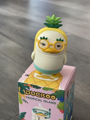 DUCKOO トロピカルアイランドシリーズ　パイナップル　PINEAPPLE POP MART x DUCKOO Tropical Island Mini Figure Pineapple Art