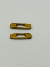 OAKLEY HOLBROOK SUNGLASSES REPLACEMENT GOLD SIDE LOGO ICON TEMPLE TAG PAIR OF 2