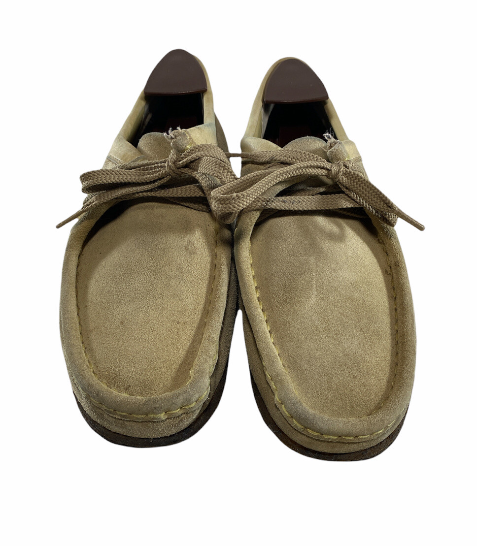 CLARKS WOMENS Wallabee 35395 Loafers Shoes Tan Suede Size Us CLARKS WOMENS Wallabee 35395 Loafers Shoes Tan Suede Size Us