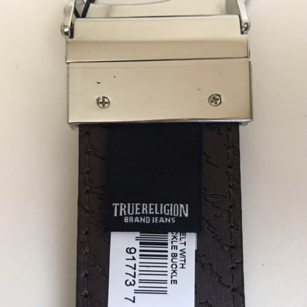 New True Religion Men's Reversible Belt TR303396 Horseshoe New True Religion Men's Reversible Belt TR303396 Horseshoe