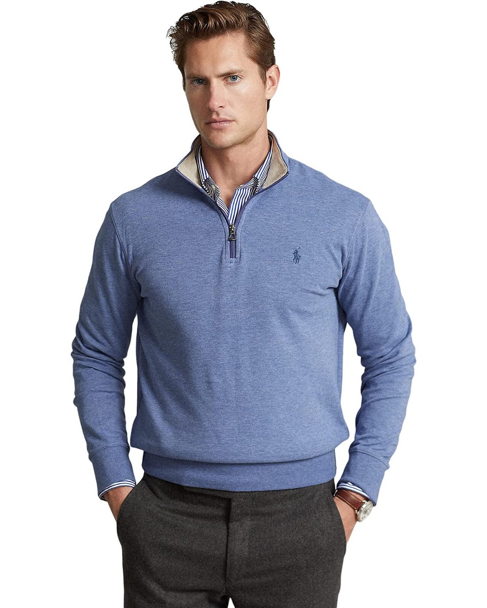 $125 Polo Ralph Lauren Men's, Luxury Jersey Quarter-Zip