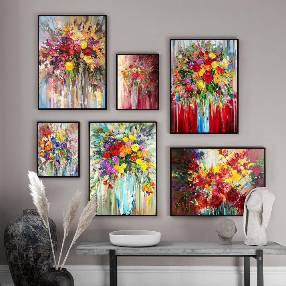 Beautiful Flower Oil Painting Images Best Flower Site