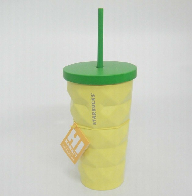 Starbucks HI Hawaii Pineapple Stainless Cold Beverage Travel Mug with