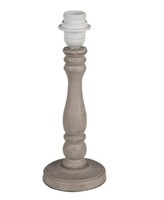 6LMP375 Lampenfuß Stehlampe 10X 26Cm Braun Vintage Holz Rund Lampensockel