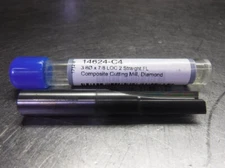 Harvey Tool 3/8" Diamond Coated Carbide Endmill 2 Flute 14624-C4 (LOC2917A)