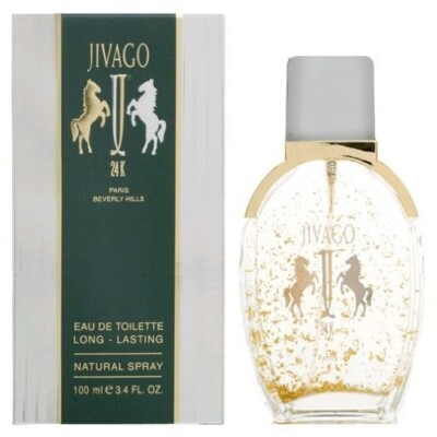 Jivago 24K  E.D.T Men 100 ml / 3.4 Fl Oz Perfume Original Box New Long Lasting