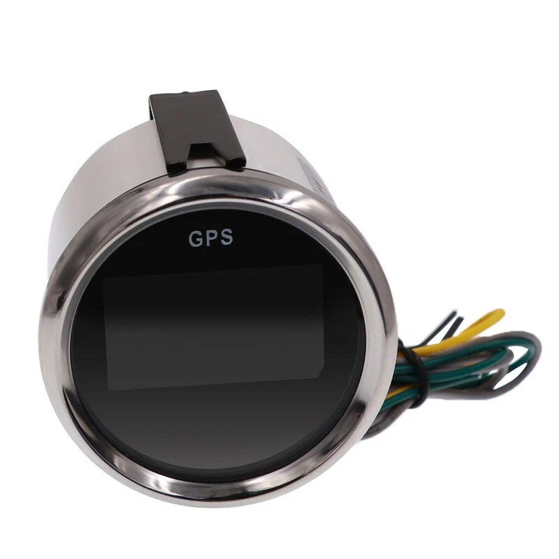 Moto 52mm Digital GPS Speedometer Odometer MPH Km/h Adjustable GPS Speed Gauge - Image 4 of 4