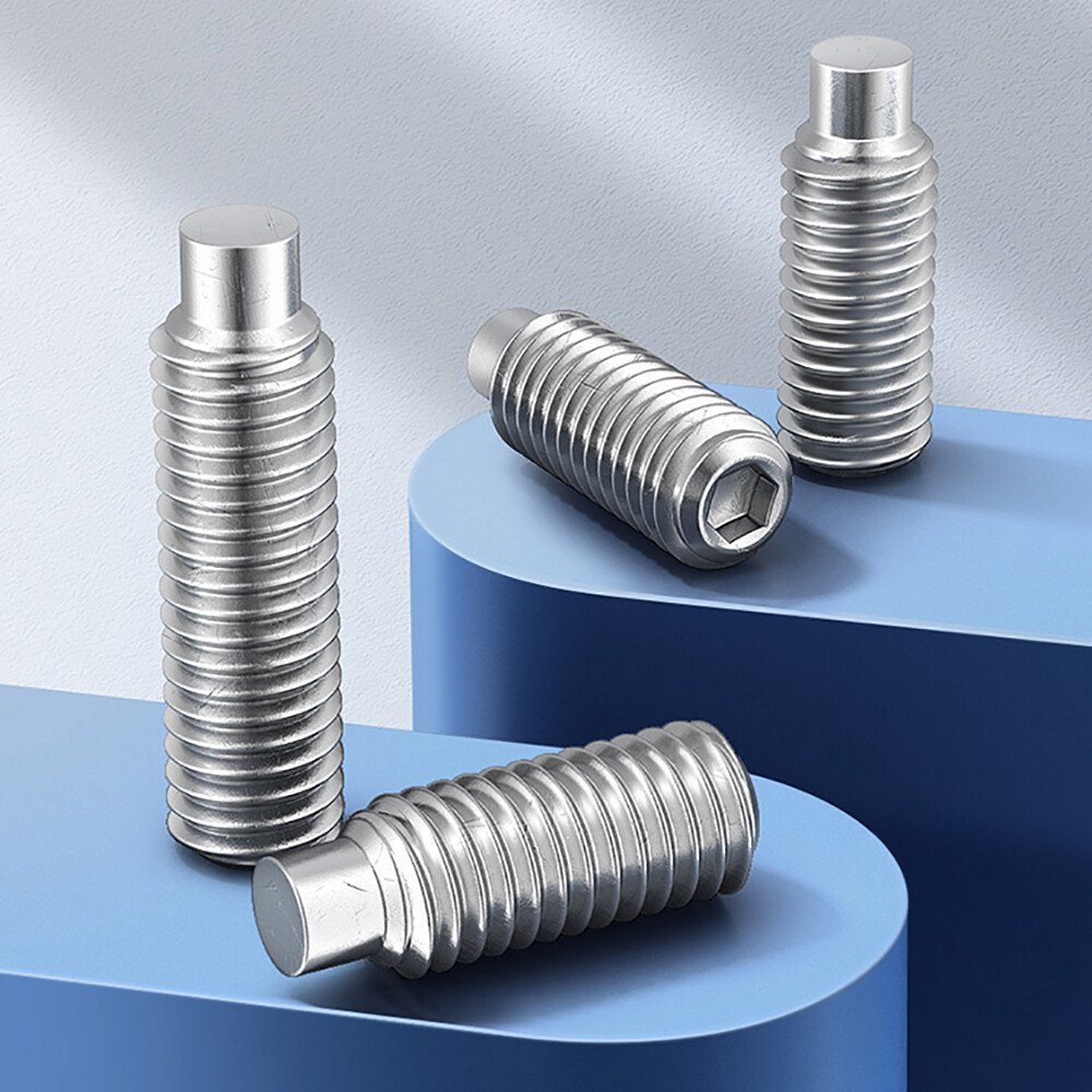 200pcs 304 Viti Grub In Acciaio Inossidabile Set Di Kit Di Assortimento Di Viti Esagonali M3 M4 M5 M6 M8 - Foto 3