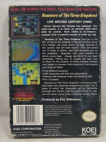 Romance of the Three Kingdoms (Nintendo Entertainment System | NES) BOX ONLY