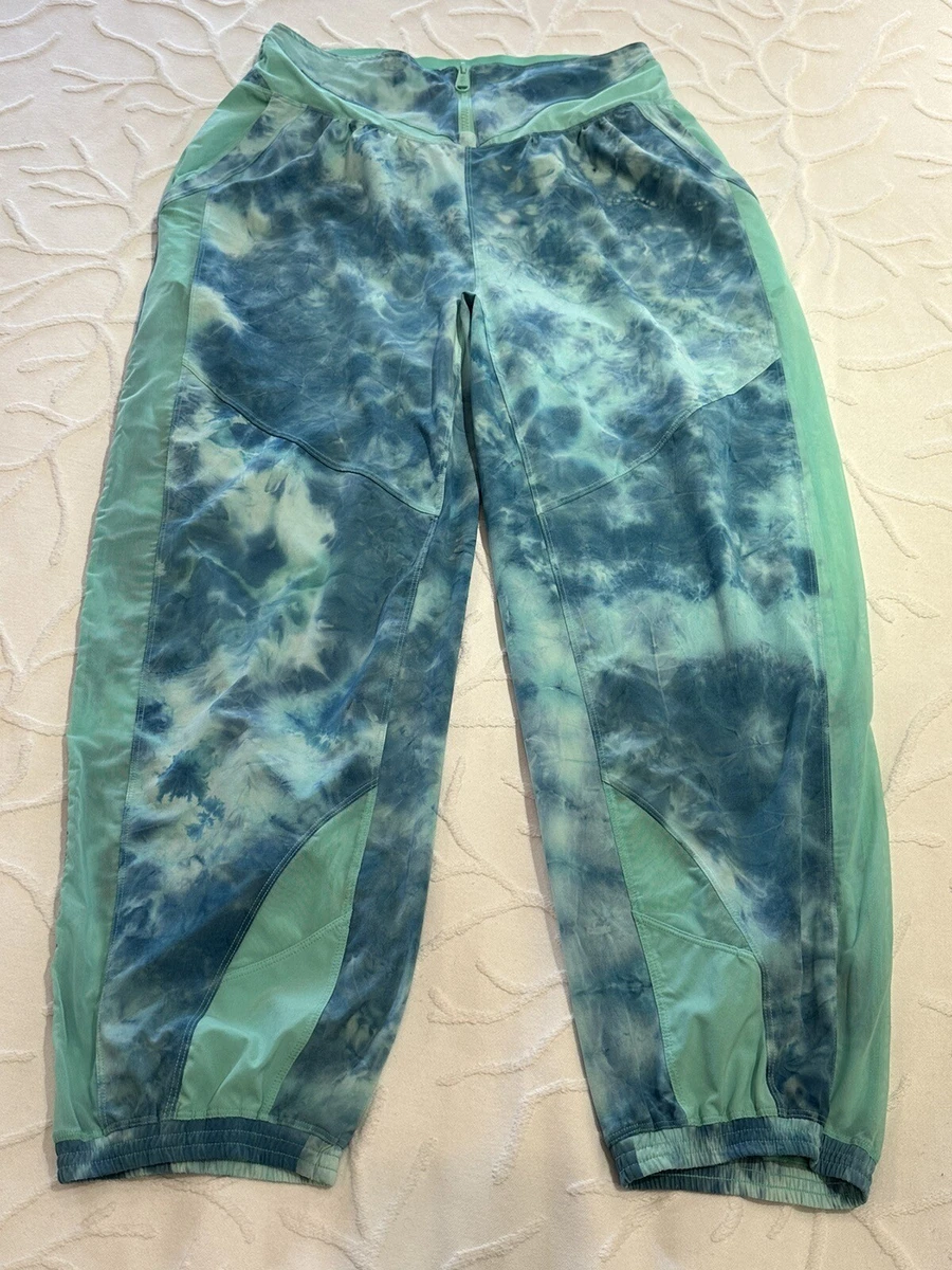 Free People Movement Joggers Endless Sunshine Tie Dye Zipper M High Waist Y2K