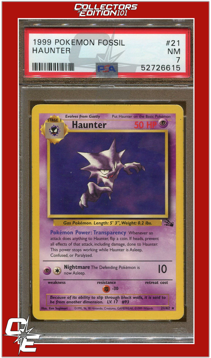 Fossil 21 Haunter PSA 7 | eBay