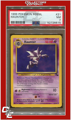Fossil 21 Haunter PSA 7 | eBay