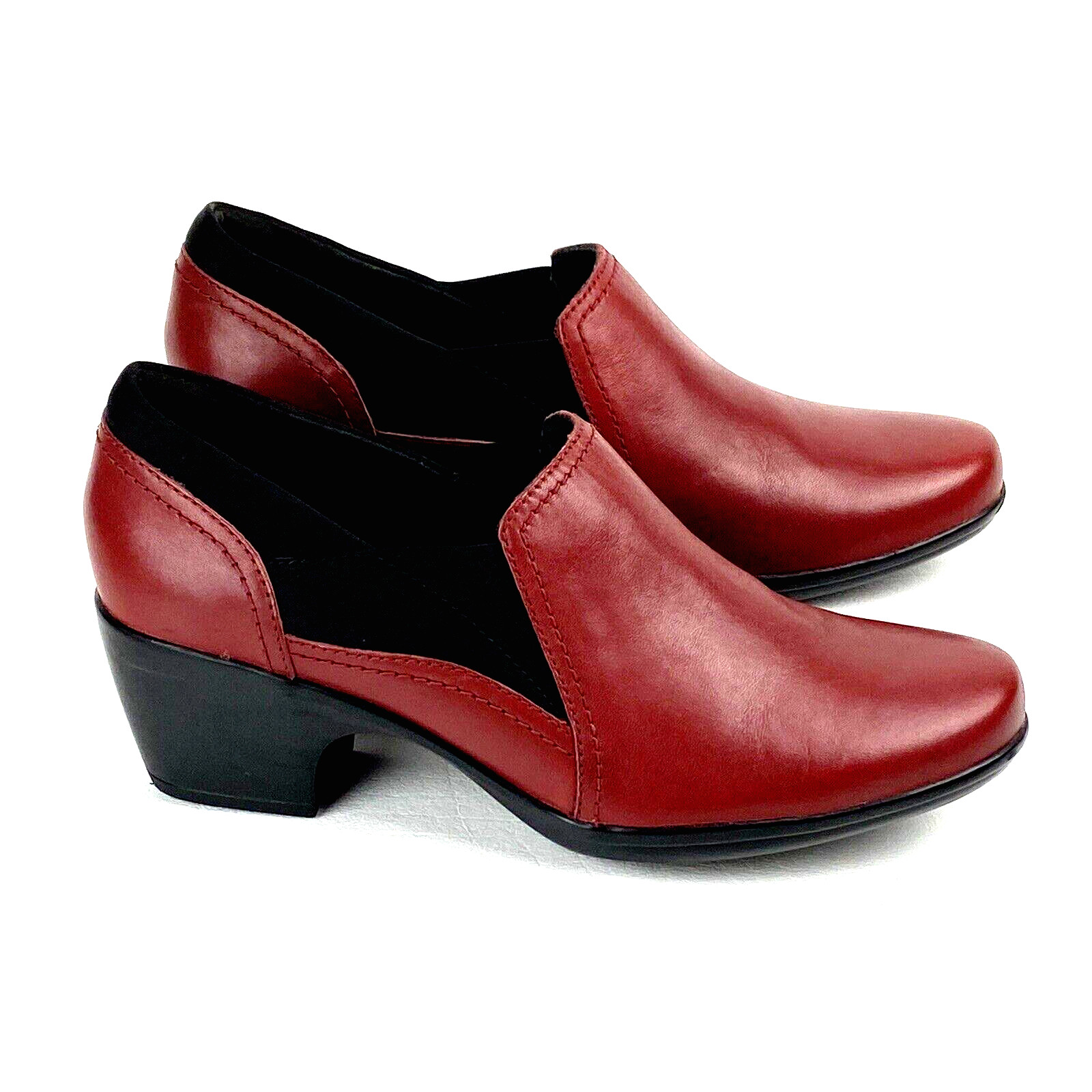 Clarks Emily Amelia Womens Pumps Red Black Ultimate C… Gem