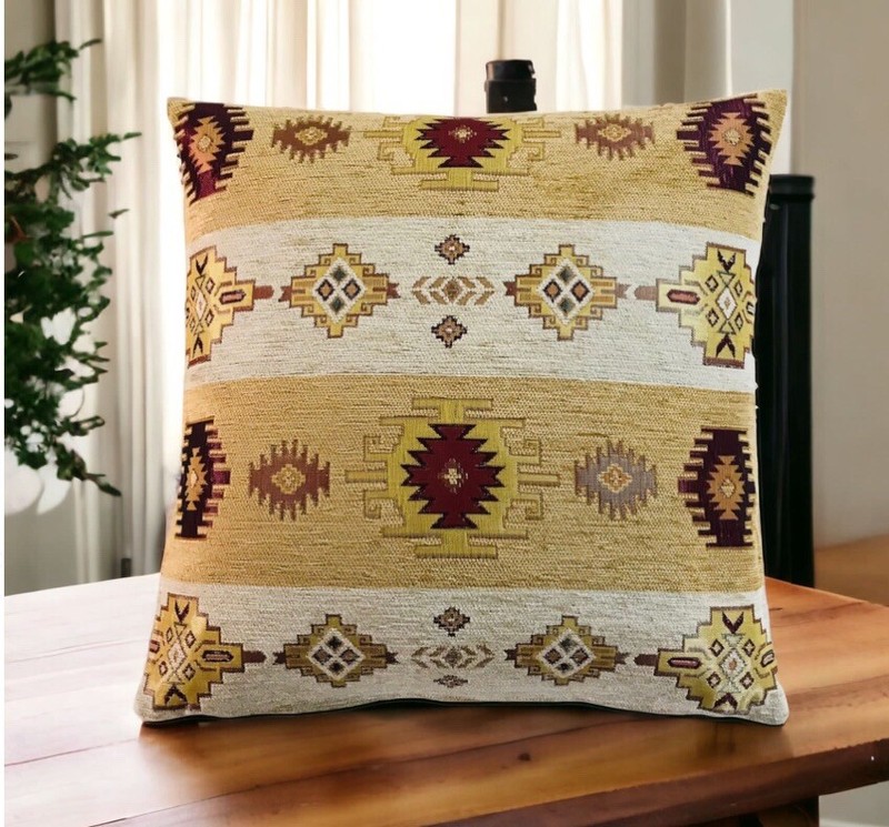 4 Turkish Kilim Pillow Cushion Cover Case 17x17" NEW Sanded color