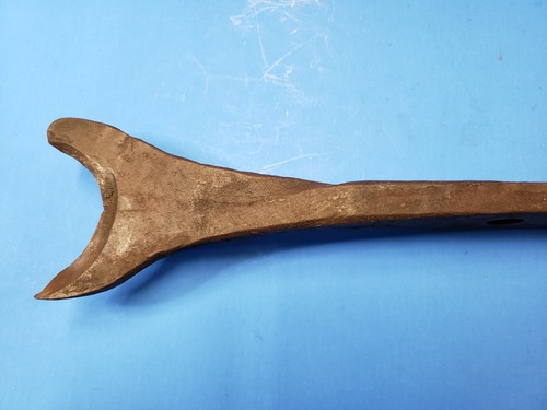 Hand Forged Farm Tool Machinery Gear or Clutch Fork Leaver Antique - Picture 4 of 12