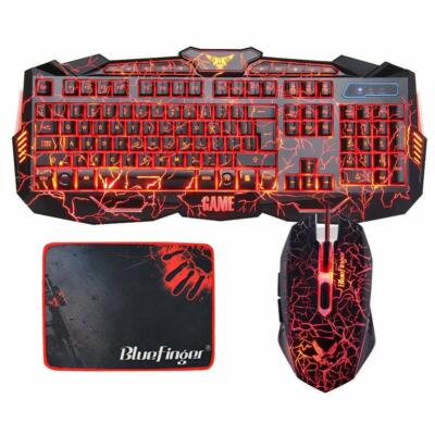 Xbox 360 Gamer Gaming Keyboard Mouse Set Adapter Backlight Gaming Keyboard Mouse Set Adapter for PS4 PS3 Xbox One and