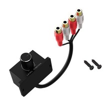 Fernbedienung Bassregler RCA Pegelknopf f&uuml;r Auto Audio System Lautst&auml;rkeregler