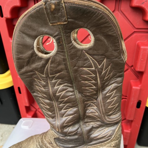 Vintage Country By Avirex Western Rancher Cowboy Boots Vibram Soles Size 10.5 - Picture 7 of 13