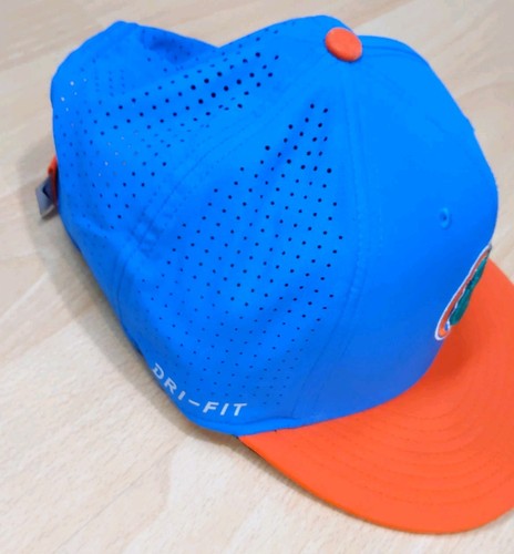 Cappello Florida Gators Nike uomo blu arancione true dri fit berretto a rete UF OSFM taglia unica - Foto 6 di 11
