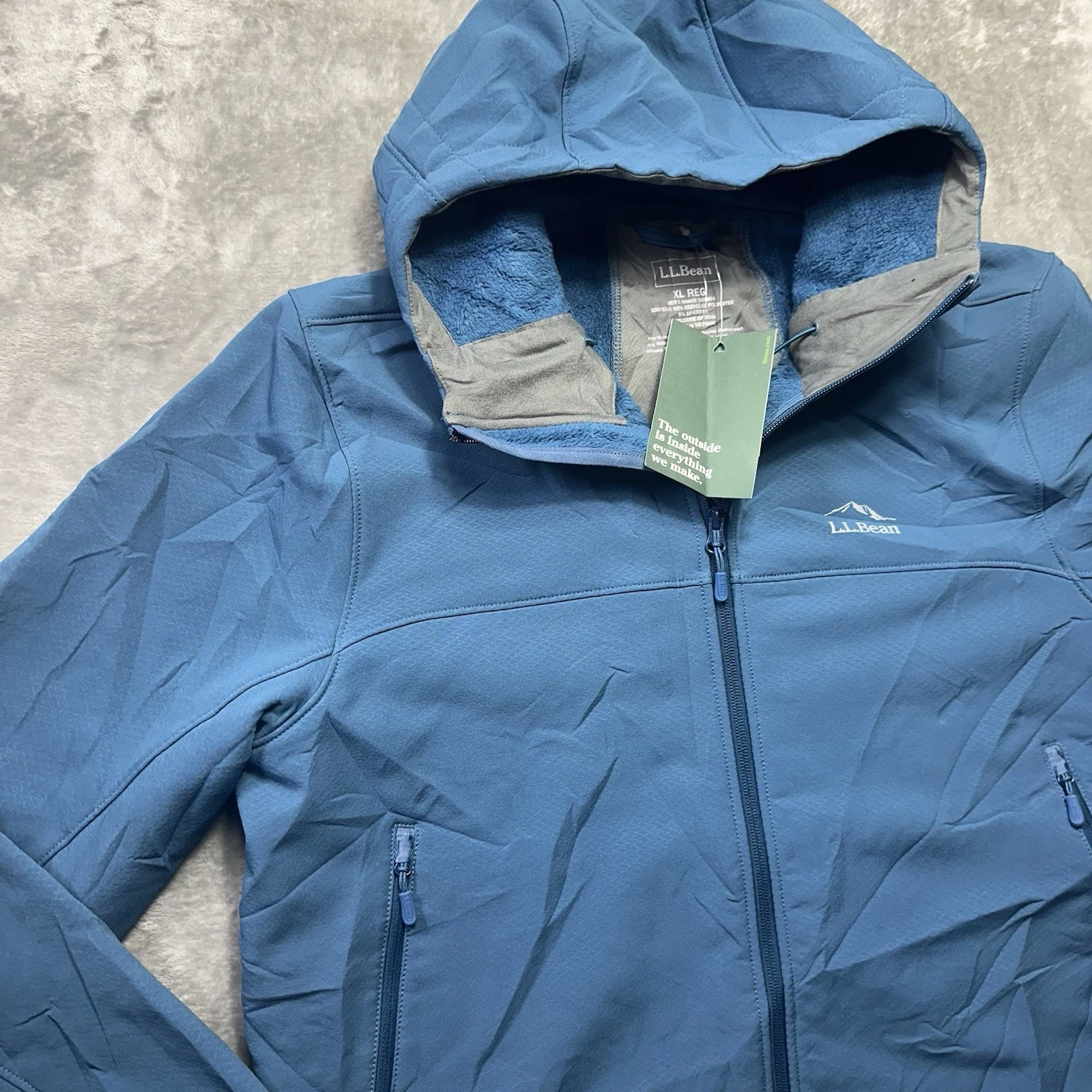 LL BEAN Men’s Size XL Reg Blue Storm Fleece Pro Hooded Jacket NWT $129
Opens in a new window or tab