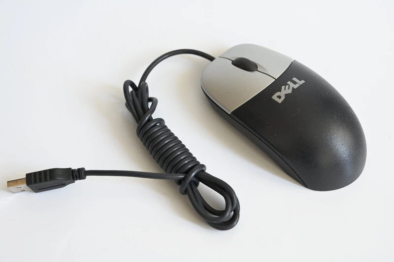 Dell M-UVDEL1 Optical Wired Mouse Black/Silver