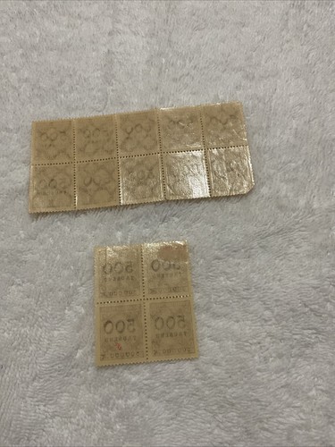 GERMANY-(-1923-)-500.000 Mark-INFLATION lot Of Blocks /FAULTS-SEE PHOTOS.#3 - Picture 9 of 9
