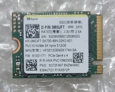 Image of SK Hynix PVC10 512GB GEN4 x4 NVMe PCIe M2 2230 SSD HFS512GEM3X174N DP/N 0M0JFT
