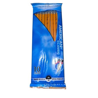 Paper Mate American Classic Wood Pencils 10-Pack HB #2 NEW OLD STOCK Made In USA