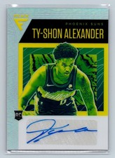 2020-21 Panini Flux #FRS-TSA Ty-Shon Alexander Flux Rookie Signatures Suns