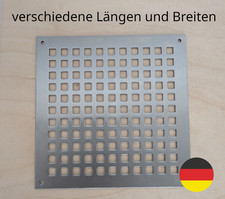 Edelstahl 2mm Gitter L&uuml;ftungsblech L&uuml;ftungsgitter Abluftgitter Gitter Lochblech