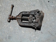 Pipe Vise 3'' Vintage MARK MFG Co Chicago Pipe Vise Bench Mount Plumbing