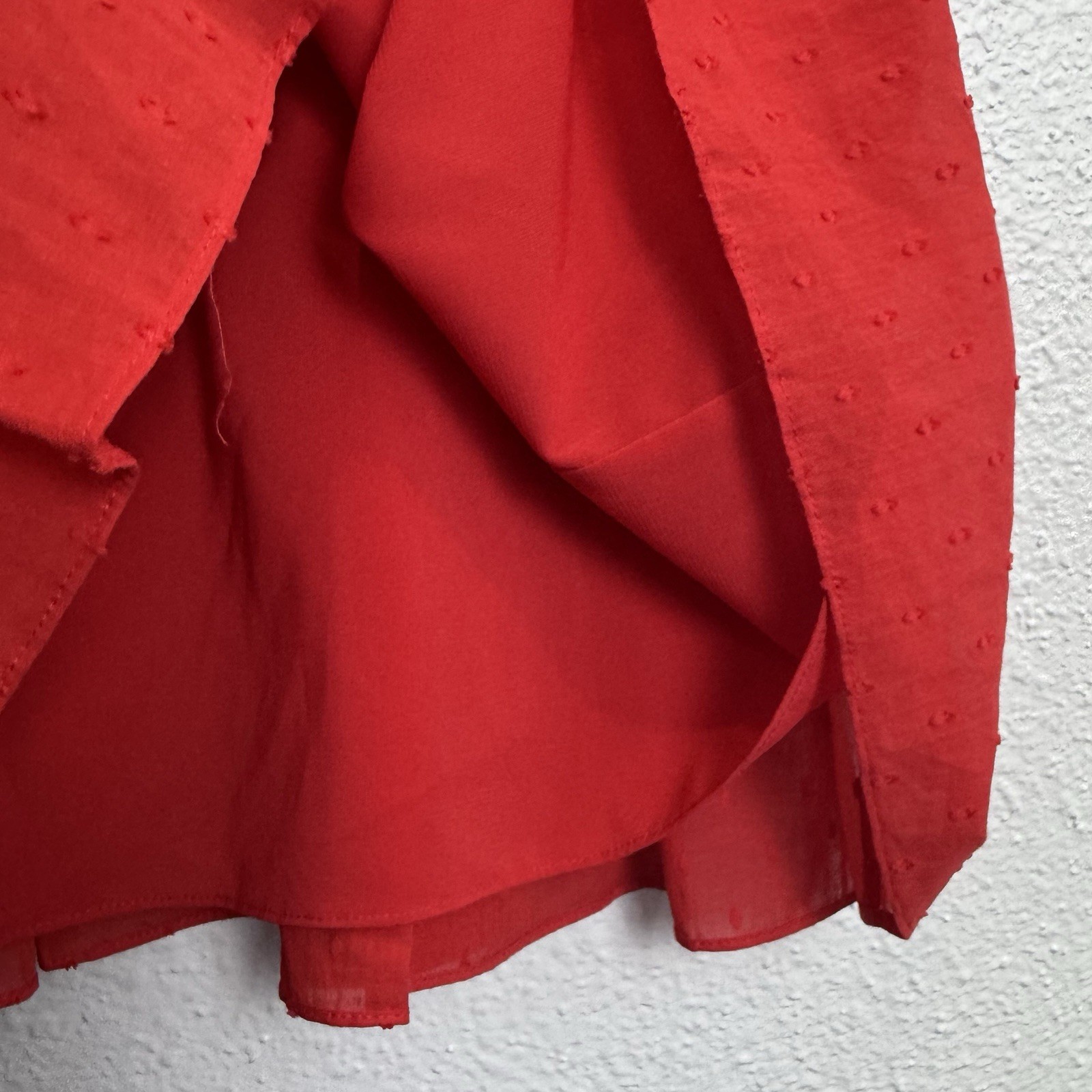 Alice + Olivia Button Down Mini Dress Size 14 Coquette Milkmaid Holiday NWT