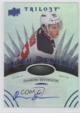 2014 Trilogy Level 2 Rookie Premieres Radiant Blue /225 Damon Severson Auto 0x5
