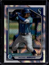 2024 Bowman Michael Arroyo Chrome Prospects Lava Refractor #/399 Mariners