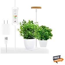 Versatile LED Plant Light with Automatic Timer - Perfect for Home or Office