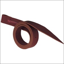 59WL Weaver Latigo With Holes Burgundy Leather Hosre Cinch Straps 1-1/2 Inch X