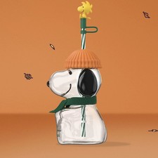 New ! 2026 Snoopy x Starbucks Glass Cold Cup Fan Made