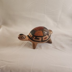 Ceramica Chorotega Turtle Whistle Flute Costa Rica Woodwind Instrument