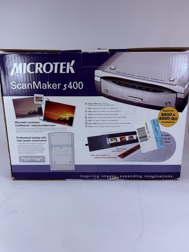 Escáner plano Microtek ScanMaker s400 4800x9600 DPI color 48 bits - Imagen 21 de 21