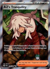 AZ's Tranquility 106/086 Ultra Rare Chaos Rising Pokemon Holo Near Mint