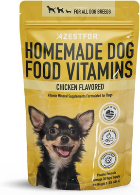 Homemade Dog Food Supplement Dog Vitamins Made in USA Add to Holistic Whole Food