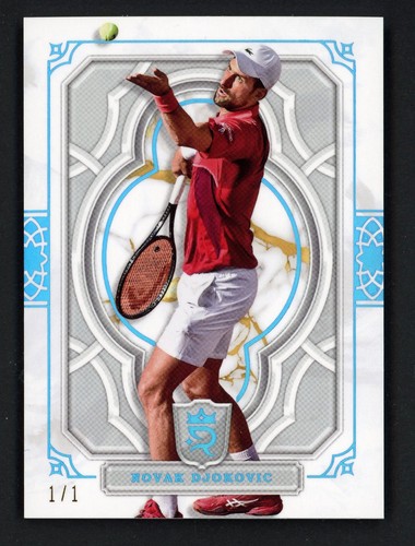 Novak Djokovic #C-ND 2024 Topps Royalty The Coronation Autograph card