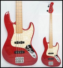 Grass Roots by ESP Tetsuya G-T-68BZ Bass 2008 See-through Red Signature Model