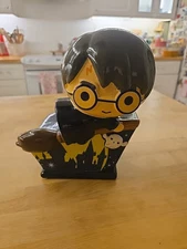Harry Potter On Broom Ceramic Coin Bank Warner Bros Entertainment