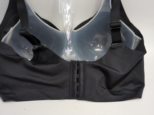 Seamless Supportive V Neck Full Coverage Wireless Push Up Bralette Large Black - Picture 5 of 8