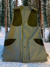 Vintage Schießweste Outdoorweste Anglerweste Jagdweste Arbeitsweste Khaki L